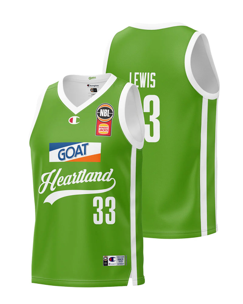 Malique Lewis NBL25 Signed Heartland Jersey