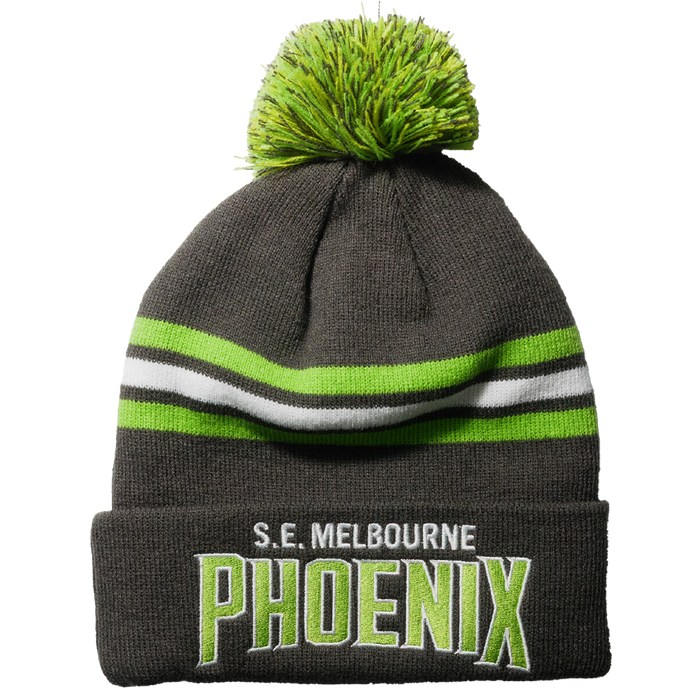COMING SOON South East Melbourne Phoenix NBL27 Beanie - Black/Green/White