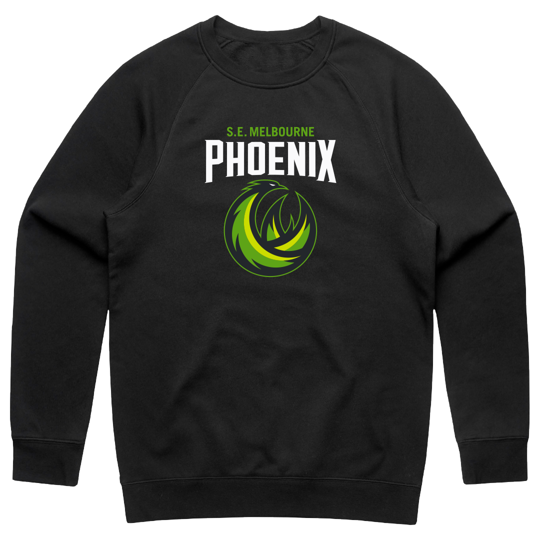 South East Melbourne Phoenix NBL27 Staple Cotton Crewneck
